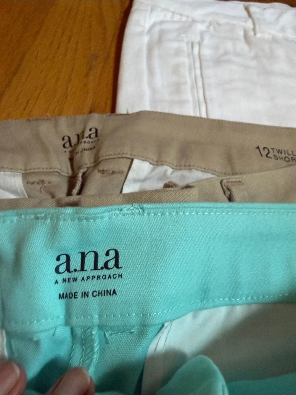 a.n.a Women’s Shorts - Tan, White & Mint
